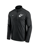 Nike Men's Black West Virginia Mountaineers Pacer Performance Half-Zip Top