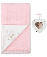 Baby Essentials Love You to the Moon Blanket & Frame, 2 Piece Set