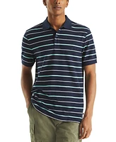 Nautica Men's Striped Classic Fit Deck Polo Shirt