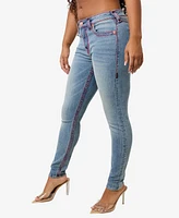 True Religion Women's Jennie Skinny Mid Rise Jeans