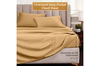 Superior 1500 Thread Count Egyptian Cotton Deep Pocket 4 Piece Sheet Set