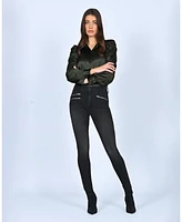 Black Orchid Denim Women's Billie Zipper Skinny