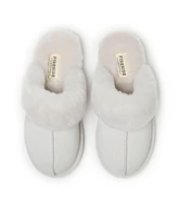 Dearfoams Fireside By Women's Sydney Genuine Shearling Scuff Slipper