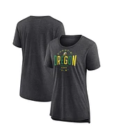 Fanatics Women's Black Oregon Ducks True Classics Break It Down Tri-Blend T-Shirt