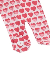 Guess Baby Girl Printed Long Sleeve Coverall