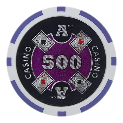 Slickblue Ace Casino Poker Chips (25-Pack) – Professional Casino-Quality Poker Chips