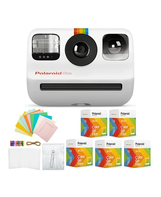 Polaroid Go Camera with Five Go Color Film Packs and Accessory Bundle