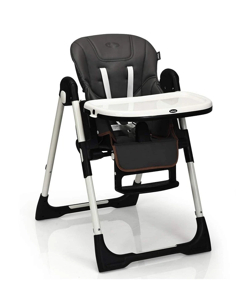 Gouun Foldable High chair with Multiple Adjustable Backrest