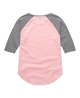 Peanuts Big Girls Snoopy Heart Graphic Raglan Top