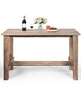 Gouun Multifunctional Counter Height Dining Table for Dining Room and Kitchen