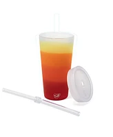 Straw Tumber 22oz: 2 pk - Marigold & Hibiscus