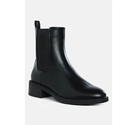 London Rag Tripoli Stacked Heel Chelsea Boots