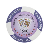 Slickblue 25-Pack Tournament Pro Poker Chips High-Quality Set for $500