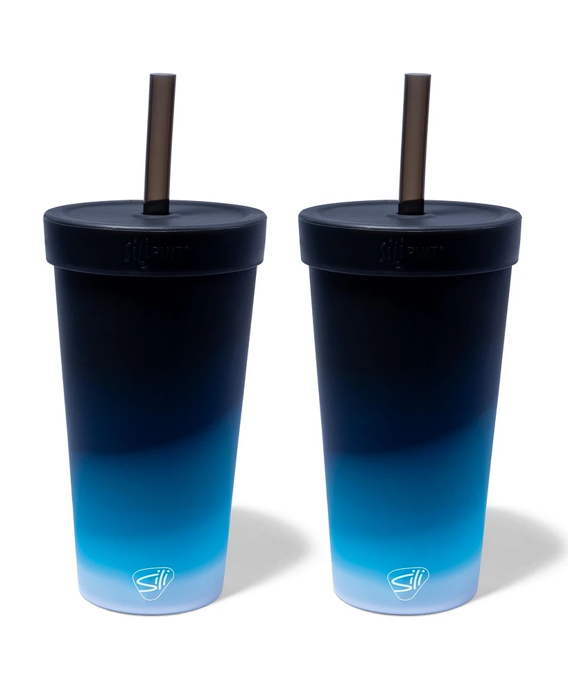 Silipint Straw Tumbler 22oz: 2 pk