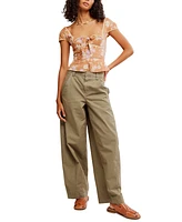 Free People Women's Call Me Baby Blouse - Combo