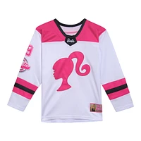 Barbie Mesh Hockey Jersey Long Sleeve T-Shirt