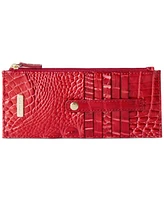 Brahmin Credit Card Melbourne Embossed Leather Wallet