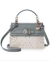 Brahmin Hallie Minden Small Leather Satchel