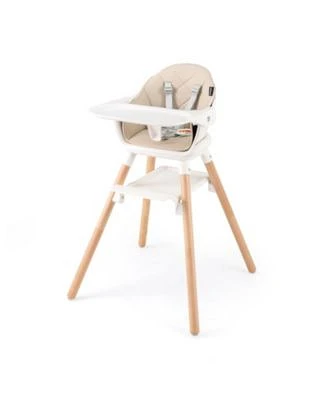 Gouun 6 In 1 Convertible Baby High Chair With Safety Harness Removable Tray