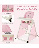 Gouun Boys 4-in-1 High Chair with 6 Adjustable Heights