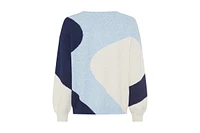 Olsen Women's Abstract Pattern Pullover