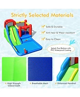 Gouun Inflatable Water Slide with Ocean Balls for Kids without Blower