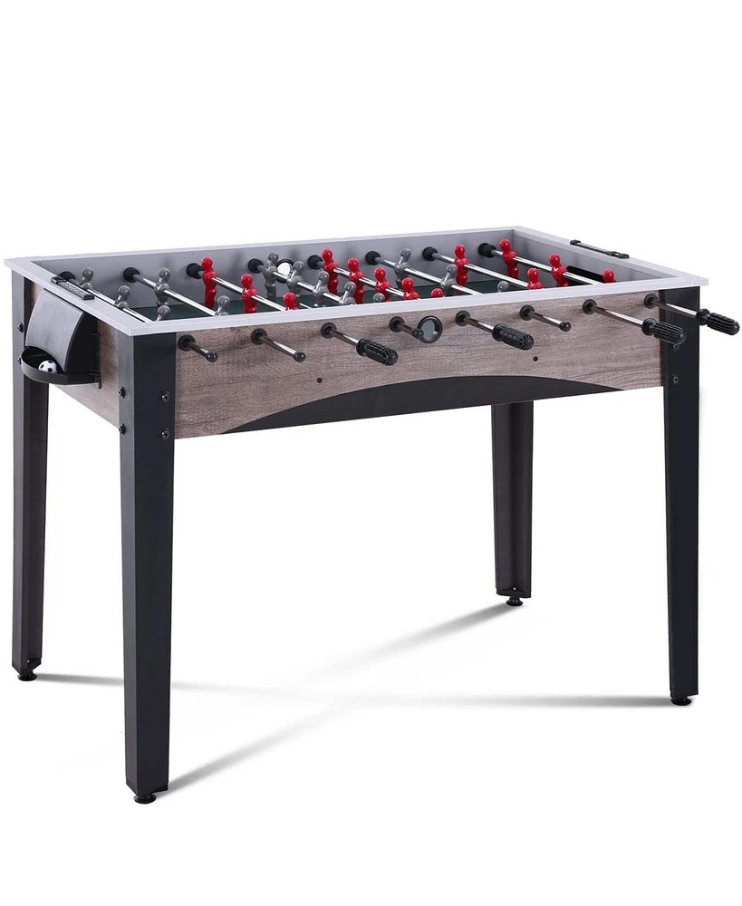 Inolait 48in Foosball Table and Arcade Table Soccer with Foosball Accessories for Home and Game Room