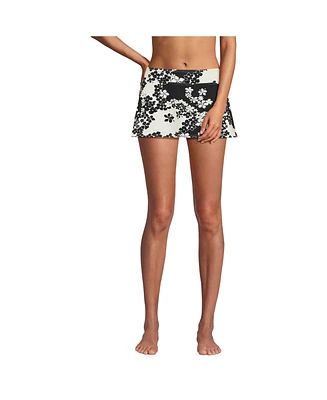 Lands' End Women's Mini Swim Skirt Bottoms