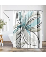 Americanflat 71x74 May Poem Shower Curtain - 100% Polyester Shower Curtain