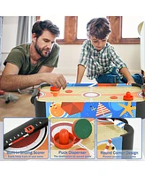 Sugift Table Top Air Hockey Table for Kids, 20in Mini Tabletop Air Hockey Game with Electric Motor Fan, 2 Pushers and 2 Air Hockey Pucks