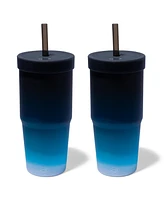 Silipint Straw Tumbler 32oz: 2 pk