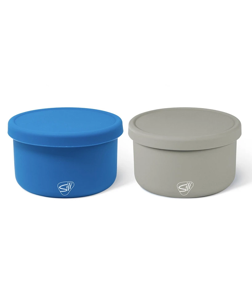 Silipint Lidded Bowls 20oz: 2 pk