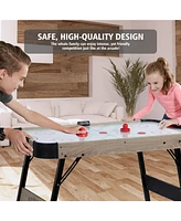 Inolait 48" Mid-Size Indoor Folding Hockey Table Sports Gaming Set Powered by Air