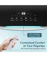 Gouun 8000 Btu Portable Air Conditioner with Remote Control and Led Digital Display
