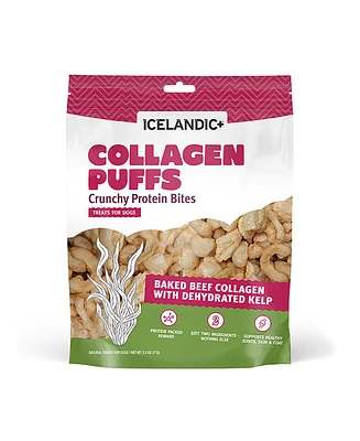 Collagen Puffs: Beef With Dehydrated Kelp - Dog Treat 2.5oz