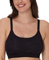 Bali Women's Breathe Lace-Overlay Bralette Dfcmbr