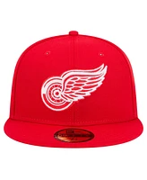 New Era Men's Red Detroit Wings Core 59FIFTY Fitted Hat