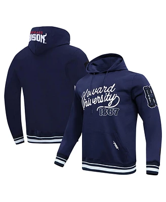 Pro Standard Men's Navy Howard Bison Vintage Varsity Pullover Hoodie