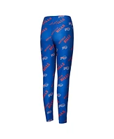 Concepts Sport Women's Royal Buffalo Bills Breakthrough Allover Print Knit Leggings