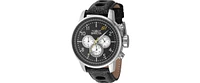 Invicta Men's S1 Rally Quartz Chronograph Black, Silver