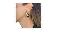 Rivka Friedman Polished Large Teardop Bubble Stud Earrings