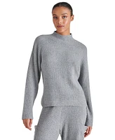 Steve Madden Women's Willa Ribbed Mock Neck Sweater