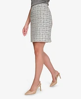 Calvin Klein Women's Tweed Mini Pencil Skirt