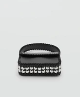 Mango Women's Studded Handbag