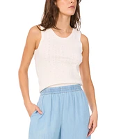 1.state Women's Pointelle Sleeveless Sweater