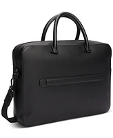 Tommy Hilfiger Men's Monogram Faux-Leather Computer Bag