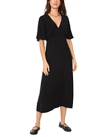 1.state Women's Flutter-Sleeve V-Neck Midi Dress