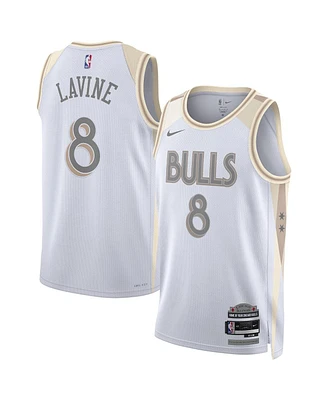 Nike Men's and Women's White Zach Lavine Chicago Bulls 2024/25 City Edition Finished Swingman Jersey