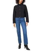 Vince Camuto Women's Button-Front Cropped Jacket