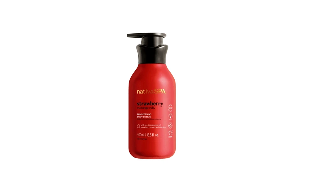 Nativa Spa Strawberry Brightening Body Lotion